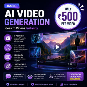 Basic AI video generation